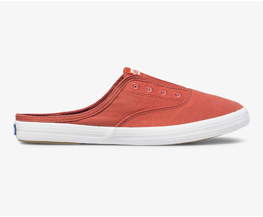 Keds Womens Mules Red - Moxie Washable - 497AWFSPR